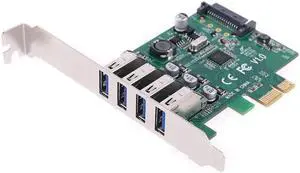 board pci express 4 inputs usb 3.0, 4 inputs usb 3.0 hub adapter 4 inputs usb3.0 usb controller 3 0 pci and pcie expre