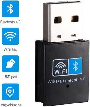 USB wifi Bluetooth Adapter V4.0 Wireless network Card wifi antenna transmitter PC WI-FI LAN Internet Receiver 802.11b/n/g