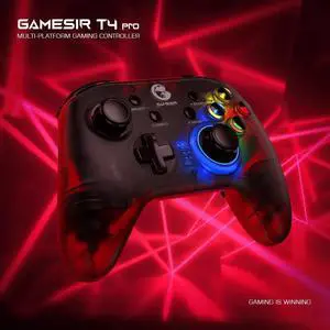 T4 Pro Bluetooth Wireless Game Controller Dual Wireless Connection Gamepad for Nintendo Switch / iPhone / Android / PC T4 Pro Bluetooth Wireless Game Controller Dual Wireless Connection Gamepad for Nintendo Switch / iPhone / Android / PC