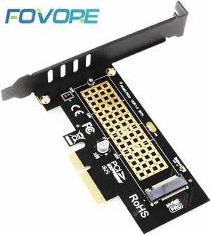 NGFF to PCI-E adapter Card PCI Express 3.0 NVME M KEY NGFF SSD pcie M2 riser card Adapter with Low profile brack