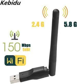 Fast and smooth internet 150M USB 2.0 WiFi Wireless Network Card 802.11 b/g/n LAN Adapter with rotatable Antenna