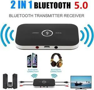 Bluetooth 5.0 Audio Transmitter Receiver RCA 3.5mm AUX Jack USB Dongle Music Wireless Adapter For Car PC TV Headphones Bluetooth 5.0 Audio Transmitter Receiver RCA 3.5mm AUX Jack USB Dongle Music Wireless Adapter For Car PC TV Headphones