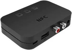 5.0 RCA Audio Receiver APTX LL 3.5mm 3.5 AUX Jack Music Wireless Adapter With Mic NFC For Car TV Speakers