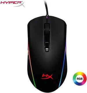 HyperX Gaming Mouse Pulsefire Surge RGB Lighting 16000 DPI Mice Pixart 3389 sensor dynamic 360° RGB effects game mouse HyperX Gaming Mouse Pulsefire Surge RGB Lighting 16000 DPI Mice Pixart 3389 sensor dynamic 360° RGB effects game mouse