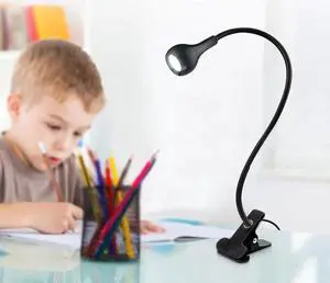 Lamps Black Sliver 5V Switch Power Home Indoor Bedroom Child Study Book Light Night Clip LED USB Light Table Reading Lamp