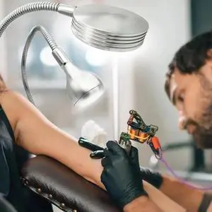 2 in 1 Clip Table Lamp Design USB Adjustable Cold White Desk Light for Eyebrow Tattoo Nail Art Beauty Makeup Fishing 2 in 1 Clip Table Lamp Design USB Adjustable Cold White Desk Light for Eyebrow Tattoo Nail Art Beauty Makeup Fishing