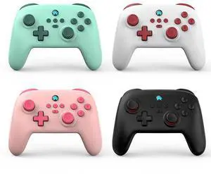 Wireless Bluetooth game controller S11 for mobile phone, Switch, PC with wake-up vibration and motion-sensing arcade machine pink Wireless Bluetooth game controller S11 for mobile phone, Switch, PC with wake-up vibration and motion-sensing arcade machine pink