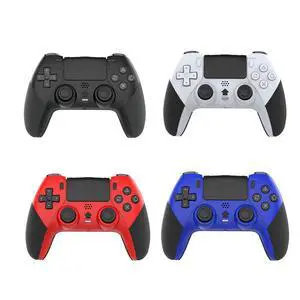 Wireless Bluetooth game controller with motor vibration and six-axis simultaneous firing function red Wireless Bluetooth game controller with motor vibration and six-axis simultaneous firing function red