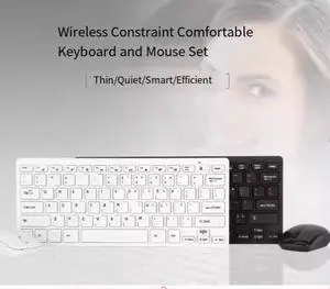 anicorn 2.4G Wireless Keyboard and Mouse Set - Apple-style Mini Ultra-Thin Waterproof USB Multimedia Keyboard 10-inch Universal black anicorn 2.4G Wireless Keyboard and Mouse Set - Apple-style Mini Ultra-Thin Waterproof USB Multimedia Keyboard 10-inch Universal black