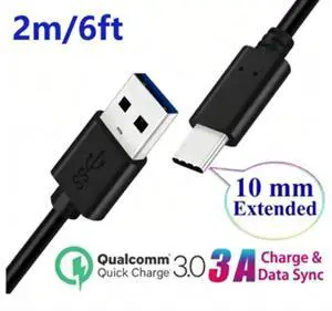10mm Long USB-C Type C Extended Tip Fast Charger Cable for Ulefone Armor 9 7E 7 6S 6E 6 5 3WT 3W 3T 3 2S Power 6 5S 3S 10mm Long USB-C Type C Extended Tip Fast Charger Cable for Ulefone Armor 9 7E 7 6S 6E 6 5 3WT 3W 3T 3 2S Power 6 5S 3S