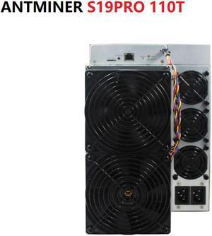 AntMiner S19Pro 110T Asic Miner 3050W BTC miner machine Original Antminer s19pro With Power Supply