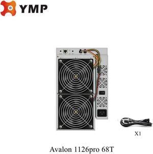 New Avalon Miner 1126 Pro 68TH/s Bitcoin Miner Asic Miner Crypto SHA-256 Mining Machine BTC Miner