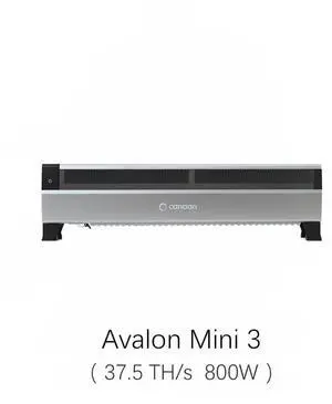 Canaan Avalon Mini 3 37.5Th/s 800W Home Bitcoin Miner