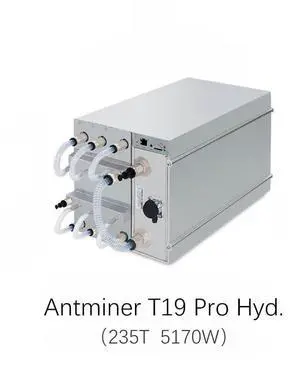 Bitmain Antminer T19 Pro Hydro 235Th 5170W Bitcoin Miner BTC BCH Mining