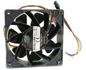 Silent fan 120mm DF1203812B2FN 12V 4.5A replace Loveminer Ebitminer Avalonminer 120mm cooling fan