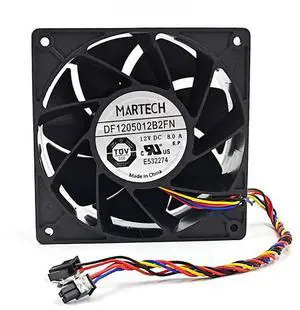 Avalon DF1205012B2FN 12V 8A 120mm cooling fan Replaces Avalon 1346 1466 1566 miner cooling fan