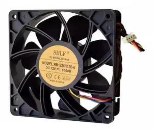 SHLF RB1238H12B-6 12V 2.7A cooling fan 120mm 6000 rpm suit for antminer S9 series, T9 series, S11, V9, 15 series, 17 series, 19 series, A3, B7, D3, D5, DR3, DR5, E3, K5, L3 series, X3, Z9 series, Z11 SHLF RB1238H12B-6 12V 2.7A cooling fan 120mm 6000 rpm suit for antminer S9 series, T9 series, S11, V9, 15 series, 17 series, 19 series, A3, B7, D3, D5, DR3, DR5, E3, K5, L3 series, X3, Z9 series, Z11