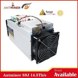 Bitmain Antminer S9J Bitcoin ASIC Miner 14.5TH/s Bitcoin Mining Machine with PSU SHA-256 BTC BCH Miner Better Than Antminer S9 S9i 13.5T 14T T9+ S11 S15
