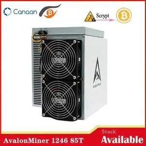 AvalonMiner 1246 85TH/s Bitcoin Miner Asic Miner Crypto SHA-256 Mining Machine With Original Power Supply