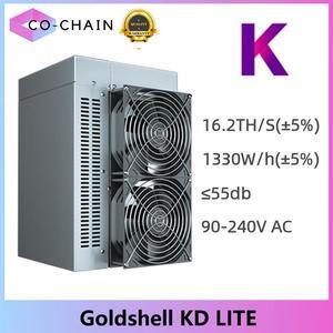 New Gold-shell KD LITE 16.2Th/s Hashrate KDA Miner 1330W Power Consumption With PSU Asic Miner Kadena Mining Machine Better Than KD5 pro KD5