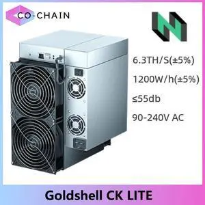 New Gold shell CK LITE Miner CKB Miner Machine 6.3TH/s 1200W Nervous Network Asic Miner Better Than CK BOX CK BOX II CK6