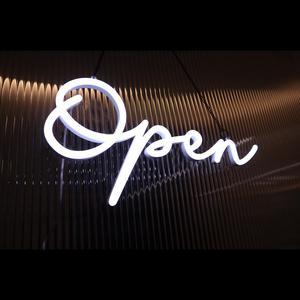  LED Open Sign, AGPTEK 19x10inch LED Business Open Sign  Advertisement Board Electric Display Sign, Two Modes Flashing & Steady  Light, for Business, Walls, Window, Shop, bar, Hotel,with Open/Close Sign 