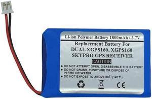 3.7V 1800mAh Replacement Battery for Dual XGPS160, XGPS160 SKYPRO GPS Receiver, P/N:1ICP8/36/50