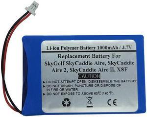 3.7V 1000mAh Replacement Battery for SkyGolf SkyCaddie Aire, SkyCaddie Aire 2, SkyCaddie Aire II, X8F, H503448 1S1P