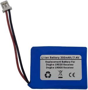 300mAh 7.4V BP74RS Battery for Dogtra 1902S Receiver, Dogtra 1900S Receiver