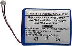 3.7V/900mAh Replace GPS Navigator Battery for Garmin Nuvi 2200 Nuvi 2200LT Nuvi 2240 Nuvi 2250 Nuvi 2250LT,361-00050-01 361-00050-02 361-00050-04