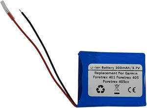 3.7V/300mAh Replace GPS Navigator Battery for Garmin Foretrex 401 Foretrex 405 Foretrex 405cx,361-00034-01