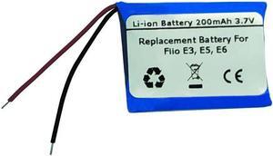 200mAh 3.7V Amplifie r Replacement Battery for Fiio E3, E5, E6