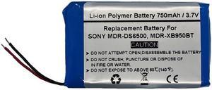 750mAh/3.7V Replacement Battery for Sony MDR-DS6500, MDR-XB950BT,1-756-920-21, 1-756-920-31, LIS1427HEPCC, LIS1427NHPCC