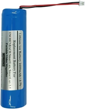 2600mAh 3.7V Replacement Battery Compatible with ESCHENBACH SmartLux, SmartLux 2.5 Portable Video Magnifier, 1650-1B 2600mAh 3.7V Replacement Battery Compatible with ESCHENBACH SmartLux, SmartLux 2.5 Portable Video Magnifier, 1650-1B