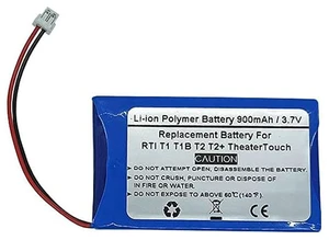 900mAh 3.7V Replacement Battery for RTI T1 T1B T2 T2+ TheaterTouch, 40-210154-17, ATB-950, ATB-950-SANUF 900mAh 3.7V Replacement Battery for RTI T1 T1B T2 T2+ TheaterTouch, 40-210154-17, ATB-950, ATB-950-SANUF