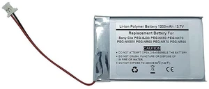 1200mAh 3.7V Replacement Battery for Sony Clie PEG-SJ33, PEG-TG50, PEG-TH55, PEG-NX70, PEG-NX70V, PEG-NX80V, PEG-NR60, LIS1241 1200mAh 3.7V Replacement Battery for Sony Clie PEG-SJ33, PEG-TG50, PEG-TH55, PEG-NX70, PEG-NX70V, PEG-NX80V, PEG-NR60, LIS1241