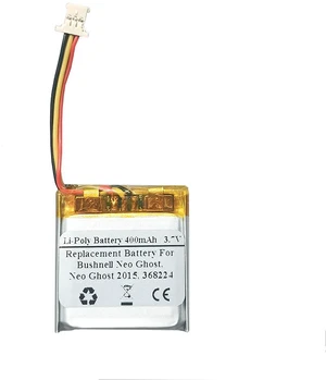 3.7V 400mAh Replacement Battery for Garmin Bushnell Neo Ghost, Neo Ghost 2015, Fit AE542730P 3.7V 400mAh Replacement Battery for Garmin Bushnell Neo Ghost, Neo Ghost 2015, Fit AE542730P
