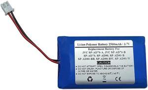 2500mAh 3.7V Replacement Battery For JVC JVC SP-AD70-A, JVC SP-AD70-B, SP-AD70, SP-AD90, SP-AD90-B, SP-AD90-BB, SP-AD90-BW, SP-AD90-W, JVC OJCJ-034