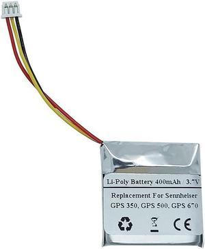 400mAh 3.7V Replacement Battery For Sennheiser GPS 350, GPS 500, GPS 670,AHB552826TPC-2