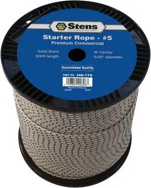 Starter For Stens 500' Solid Braid Rope 146-175 #5 Solid Braid; 146-175