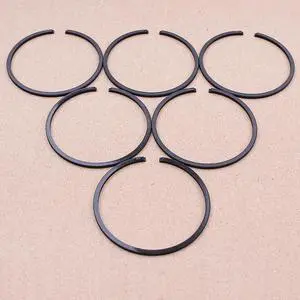 6Pcslot 44MM Piston Ring For Husqvarna 49 42 51 55 246 351 353 350 345 340 346 Chainsaw Replacement Parts 503289010