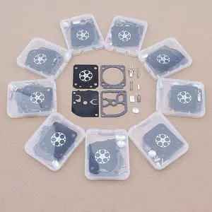 10pcslot Diaphragm Gasket Kit For Zama RB-93 C1Q-S62 Carb Rebuild Carburetor Repair Kit Replacement Spare Part