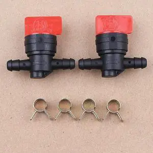 2PCS 14 In Line Straight Fuel Gas Cut-Off Valve Clamps for Briggs & Stratton Engine Replacement Parts