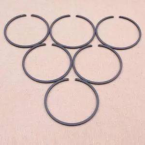 6PCS 50mm x 15mm Piston Ring For Husqvarna 61 266 268 272 365 372 371 362 Jonsered 2063 625 670 2071 Chainsaw Replacement part