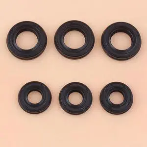 3Pairs Crankshaft Oil Seals Set For Honda GX35 GX 35 358cc Strimmer Brush Cutter Mowers 4-Stroke Small Engine Motor Replacement