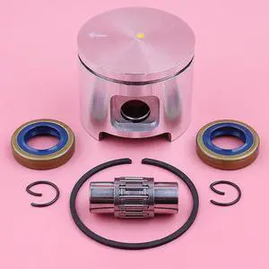 48mm Piston Ring Pin Circlip Kit For Husqvarna 61 Jonsered 630 Needle Bearing Oil Seal Chainsaw Replacement Spare Part