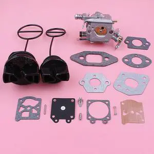 Carburetor Carb Gasket Repair Kit For Partner 350 351 370 Fuel Oil Tank Cap Chainsaw Spare Replacement Tool Part