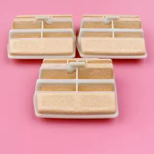 3pcslot Air Filter Cleaner For Husqvarna 445 445E 450 450E Chainsaw Replacement Spare Part 544080803