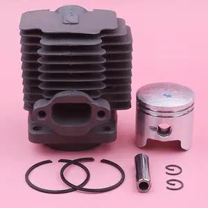 40mm Cylinder Head Piston Kit For Robin FL411 NB411 NF411 Replacement 5411500300 Grass Trimmer Engines Motor w Pin Ring Circlips