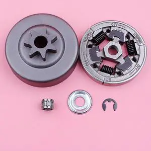 38 7 Teeth Clutch Drum Needle Bearing Washer E-clip Kit For Stihl 036 MS360 MS 360 Chainsaw Replacement Spare Part